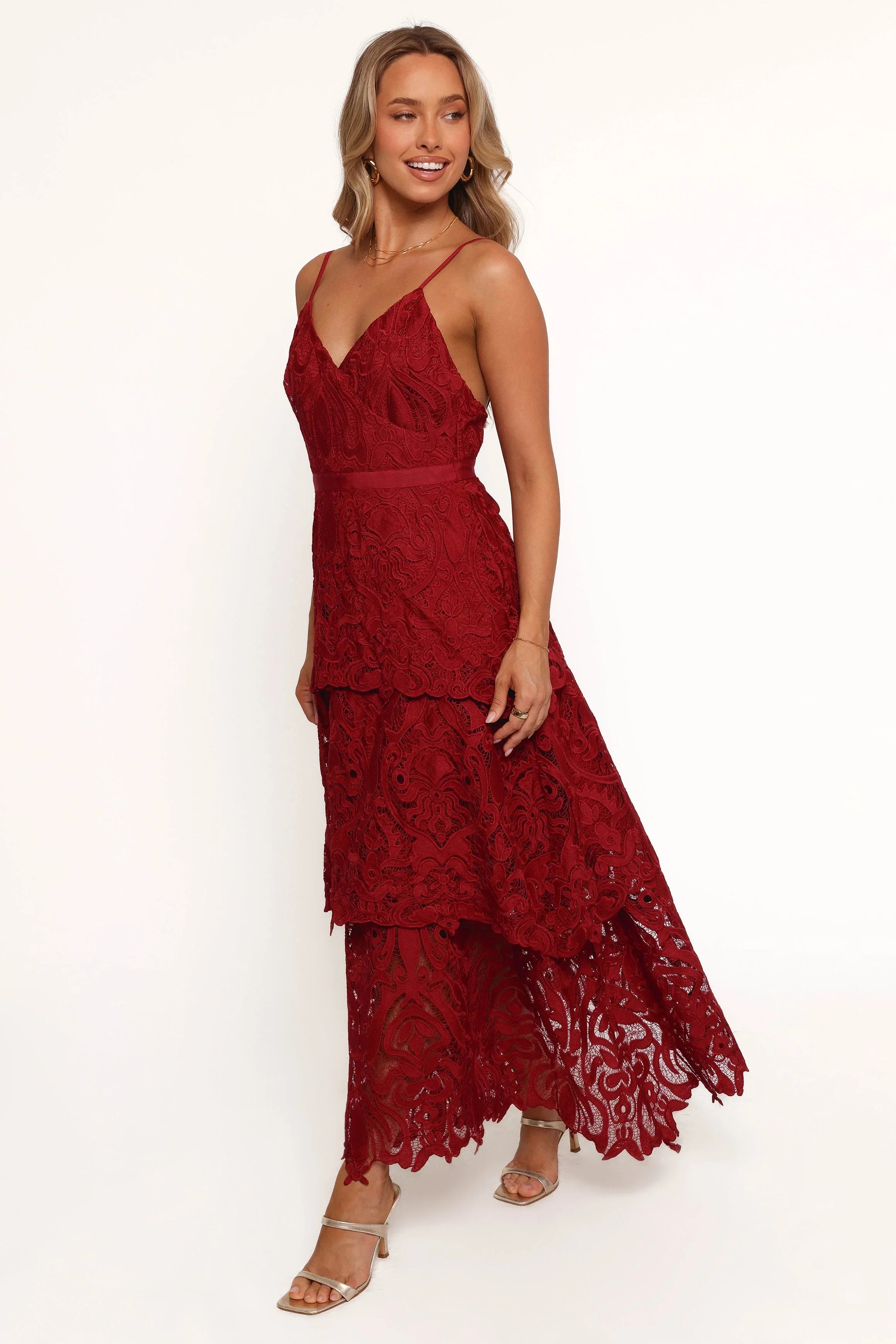 Elijah Maxi Dress Red
