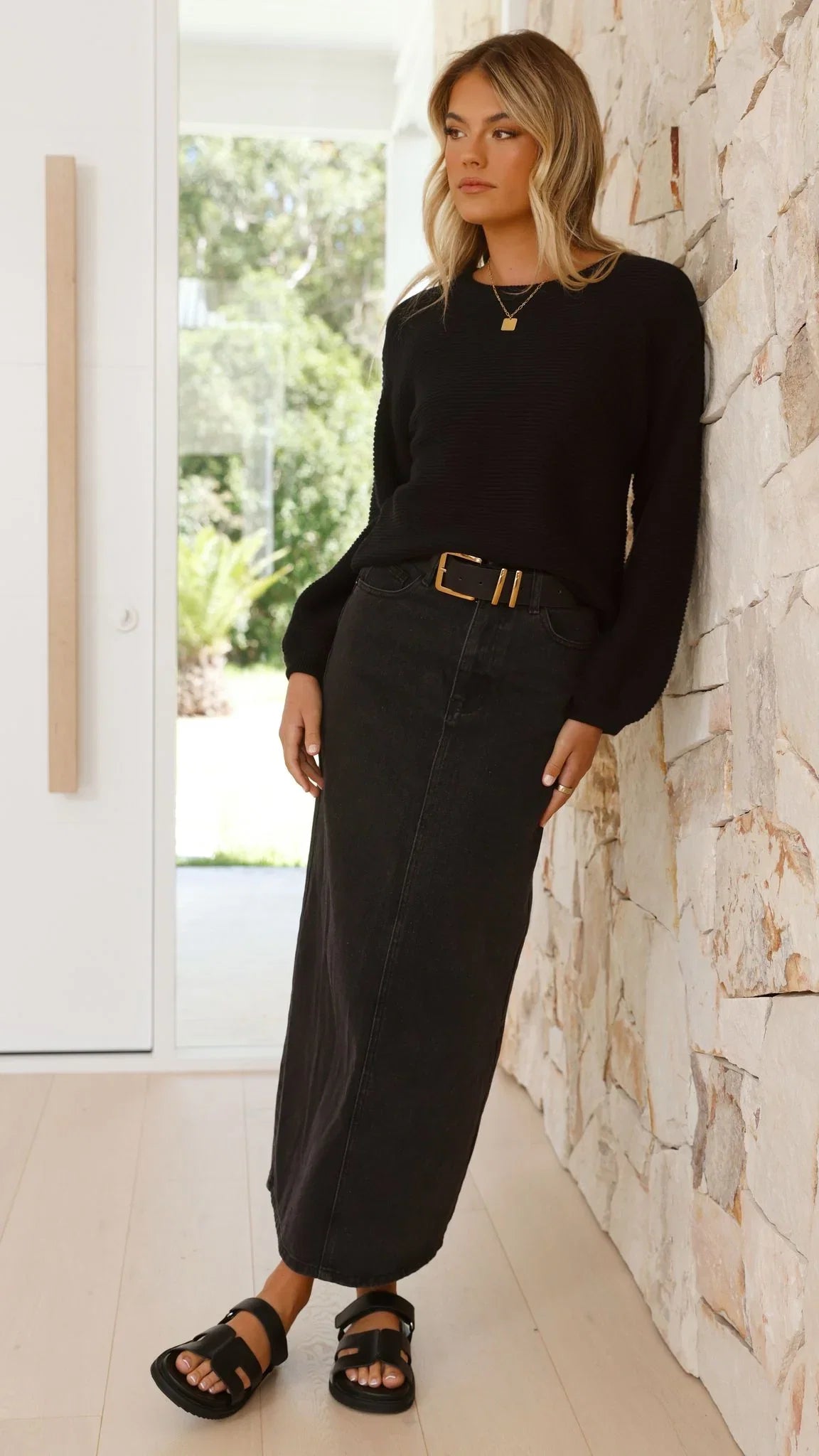 Carmel Knit Black