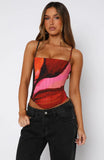 Youll Be Ok Bustier Sunset Petal