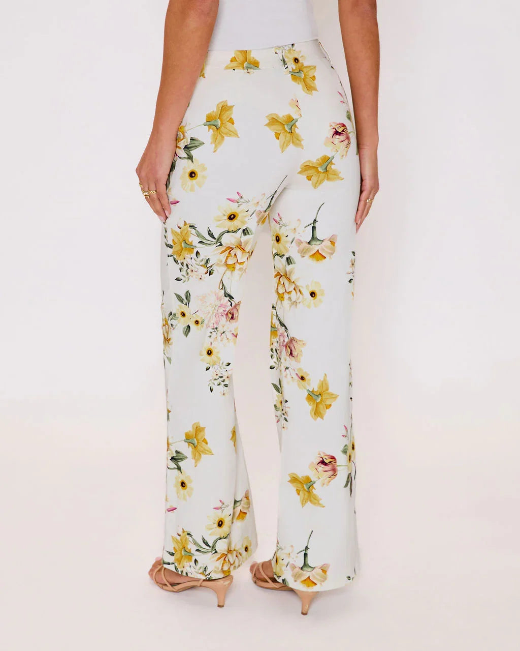 Honey Morning Floral Print Pants