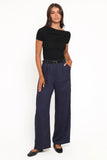Dean Linen Pants Navy