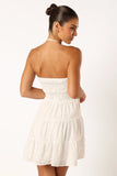 Rilie Halterneck Mini Dress White