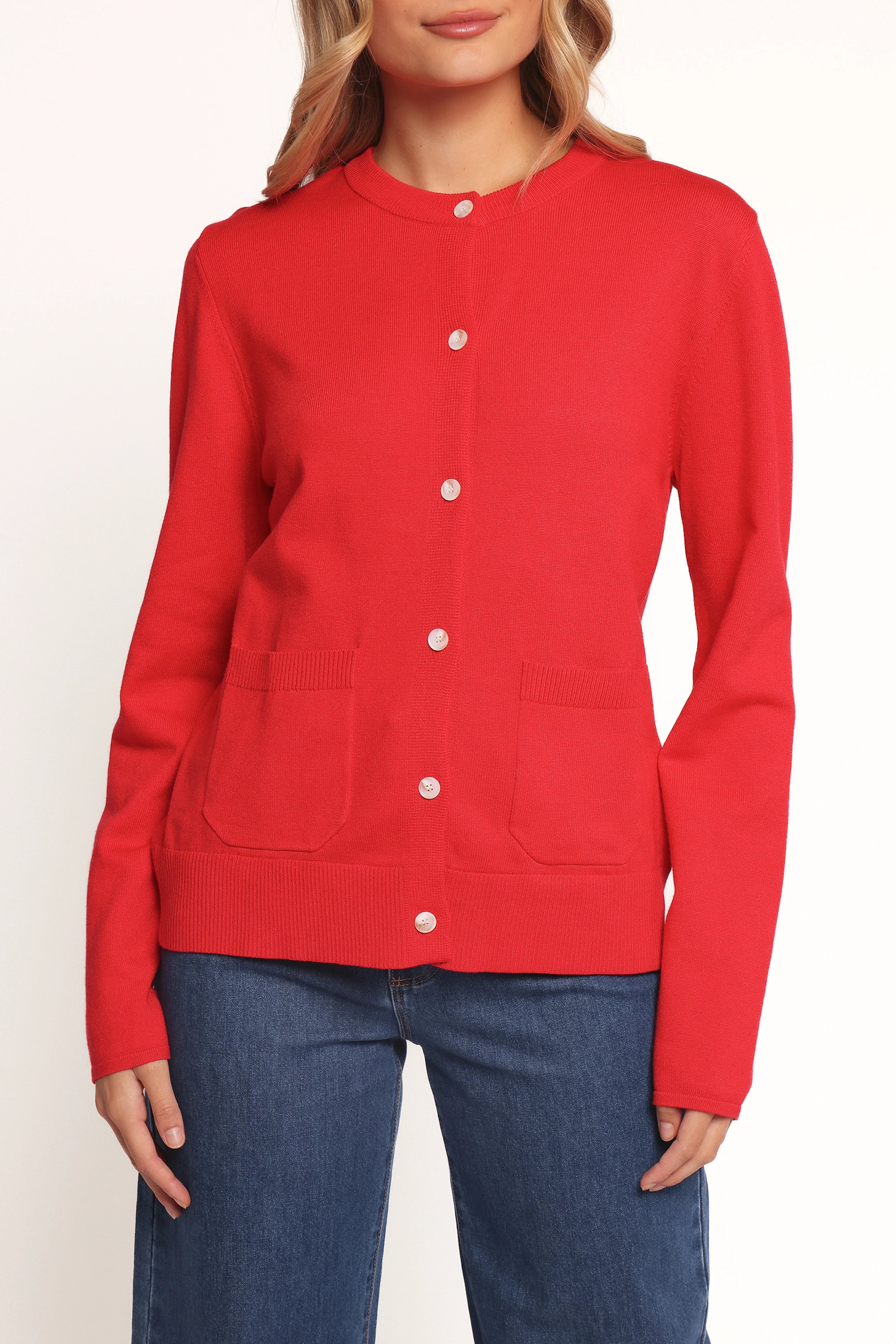 Abner Cardigan Red