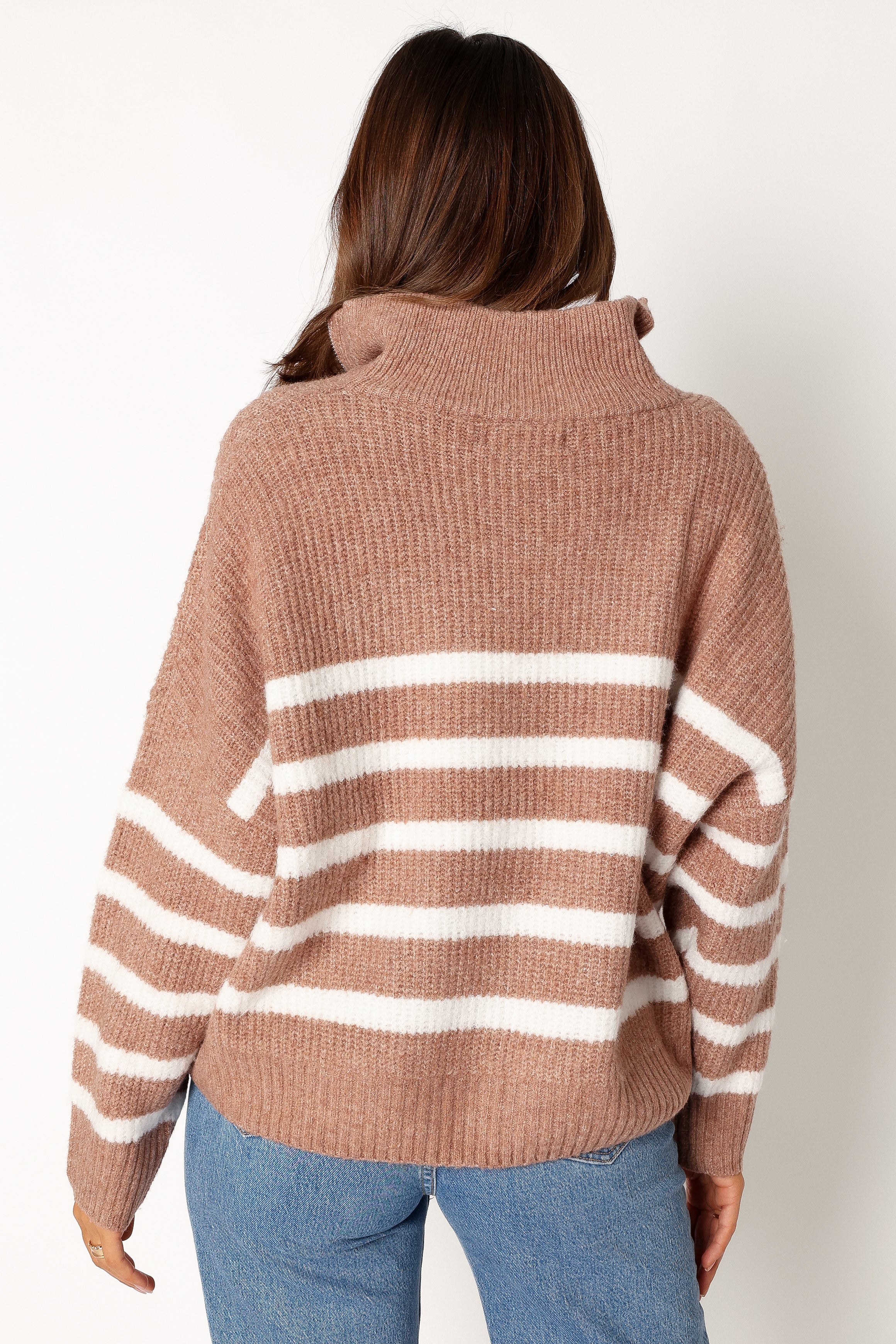 Miranda Knit Sweater Taupe