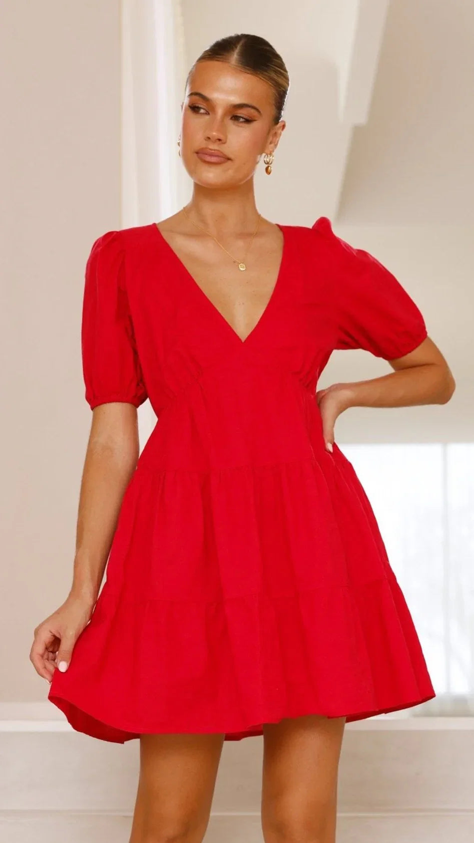 Billie Mini Dress Red