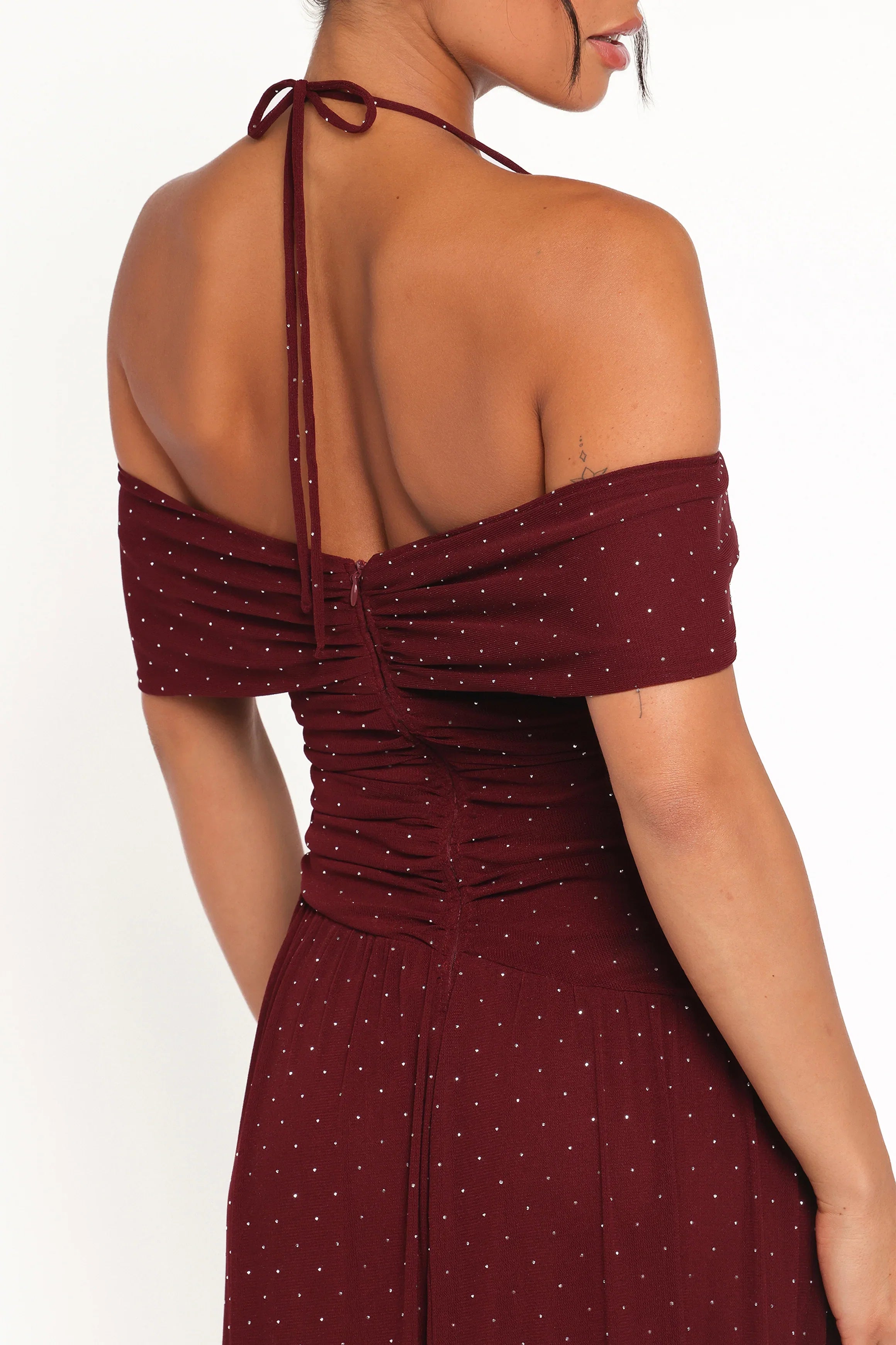 Mayven Maxi Dress Burgundy