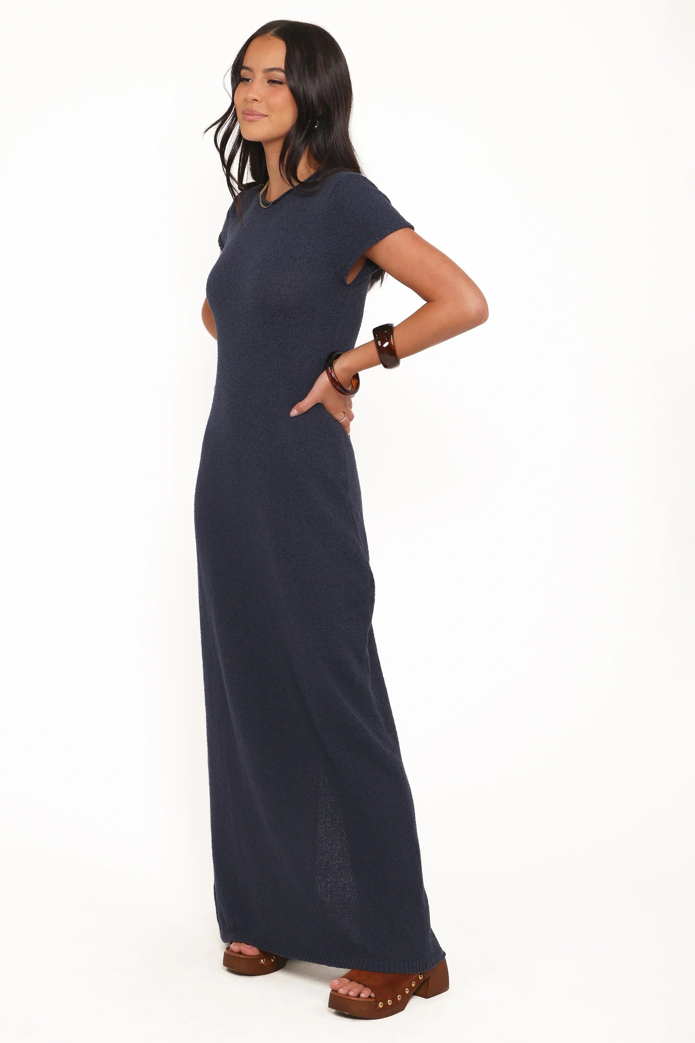 Lowell Knit Maxi Dress Navy