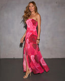 Stolen Kiss Chiffon Maxi Dress