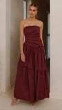 Lola Maxi Dress Burgundy