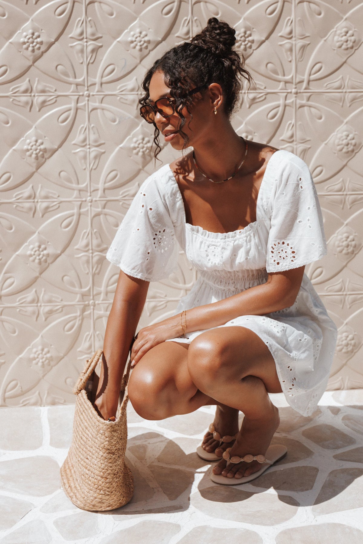 Tierney Mini Dress White