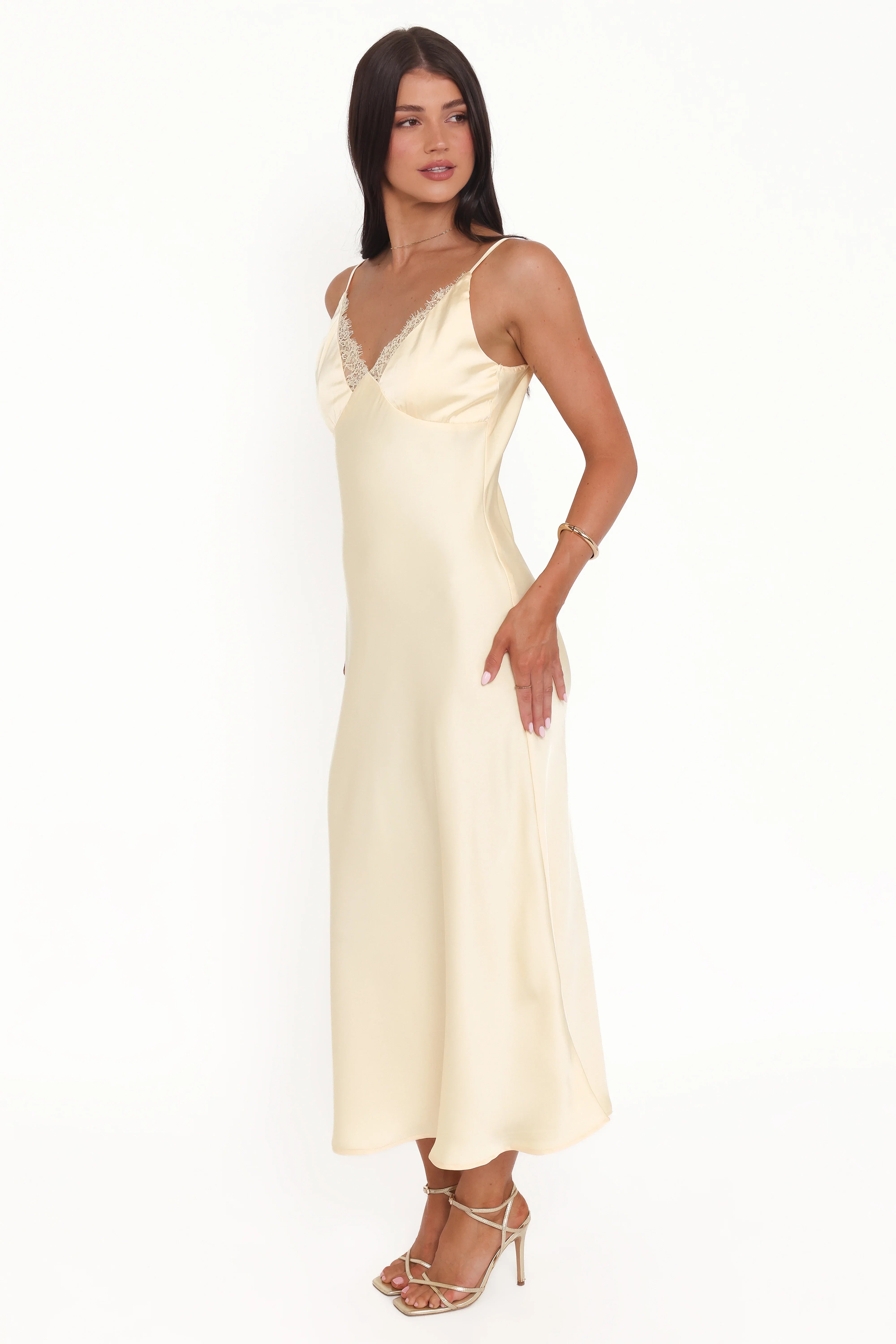Hobi Midi Dress Butter Yellow