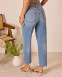 Outlaw Stretch High Rise Barrel Jean