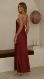 Chiara Maxi Dress Wine