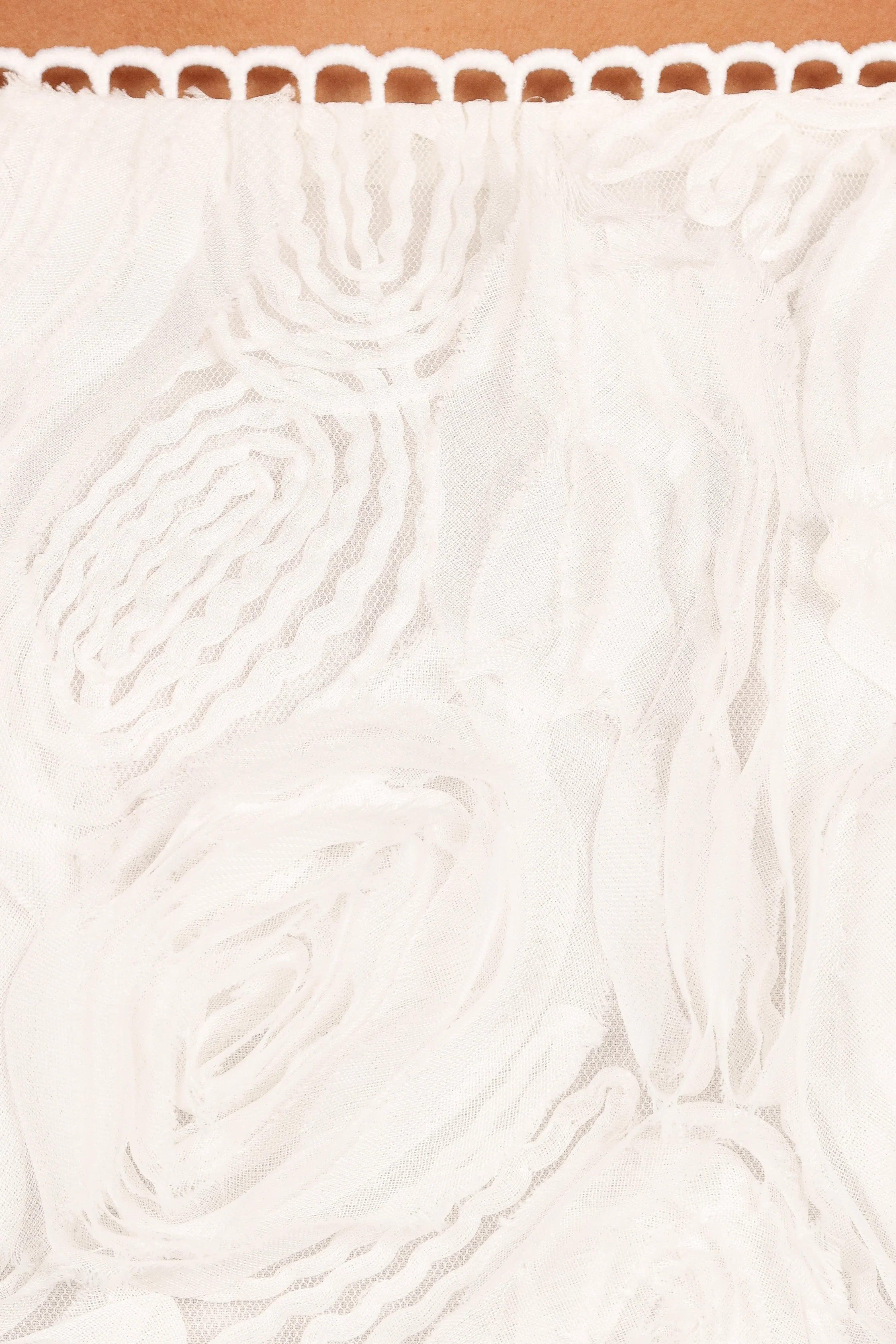Gabbie Midi Dress White