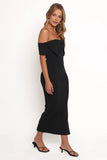 Venus Midi Dress Black