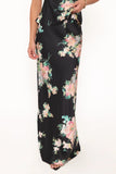 Velman Skirt Black Floral