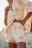 Amira Shorts Palm Print