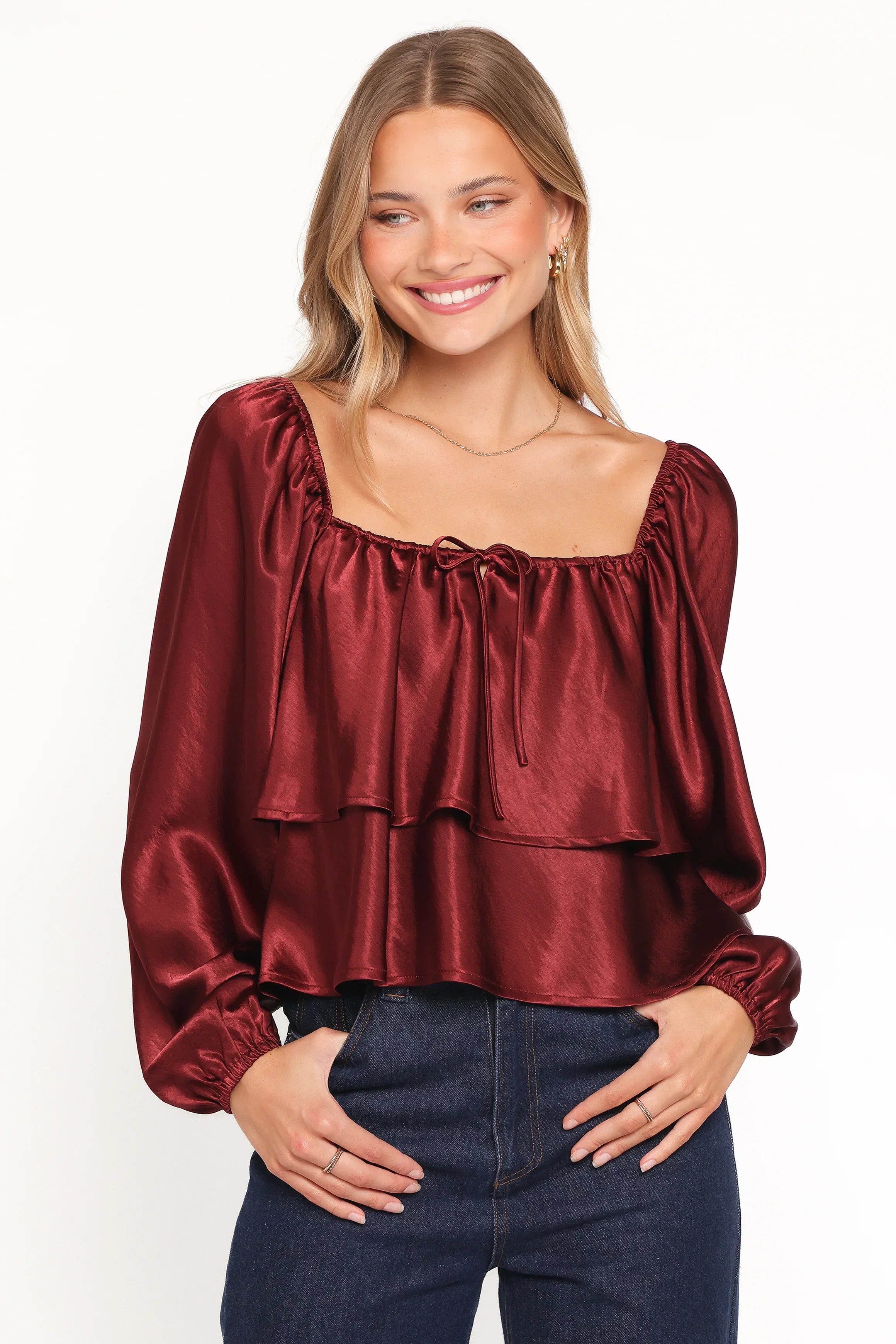 Janina Blouse Wine