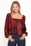 Janina Blouse Wine