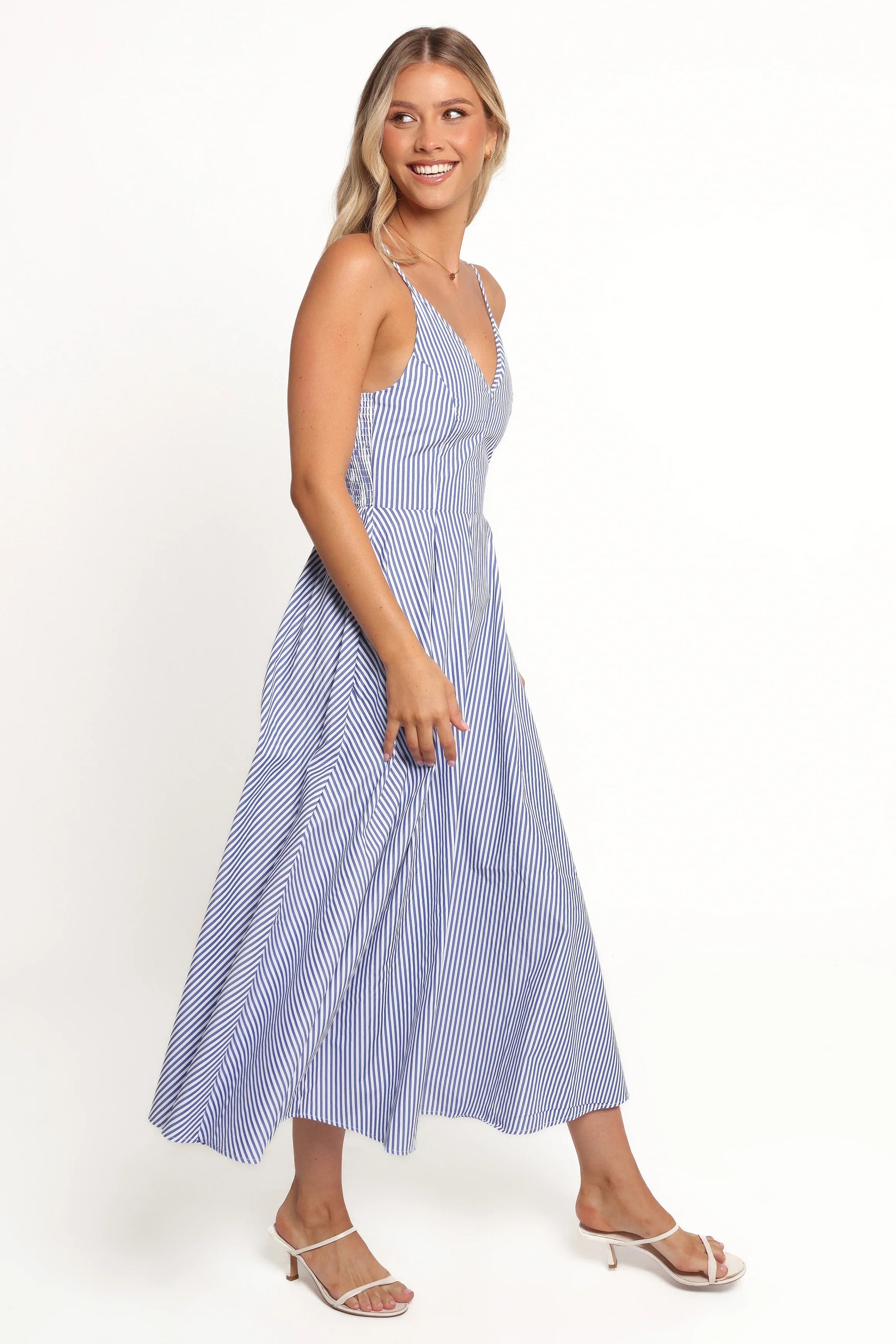 Romilly Strappy Maxi Dress Light Blue