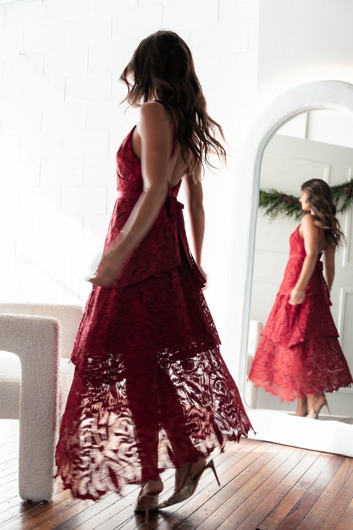 Elijah Maxi Dress Red