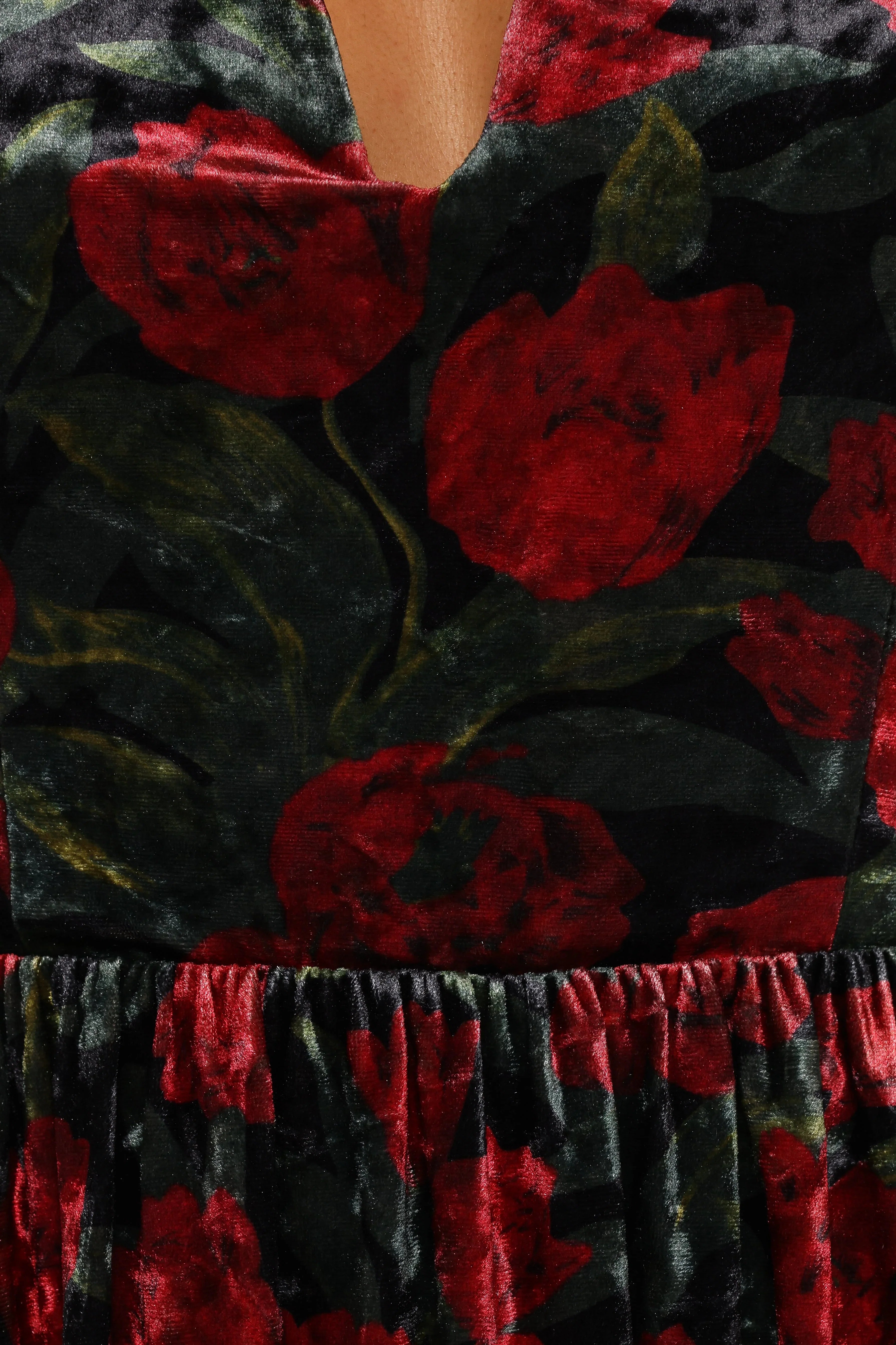 Anders Mini Dress Black Red