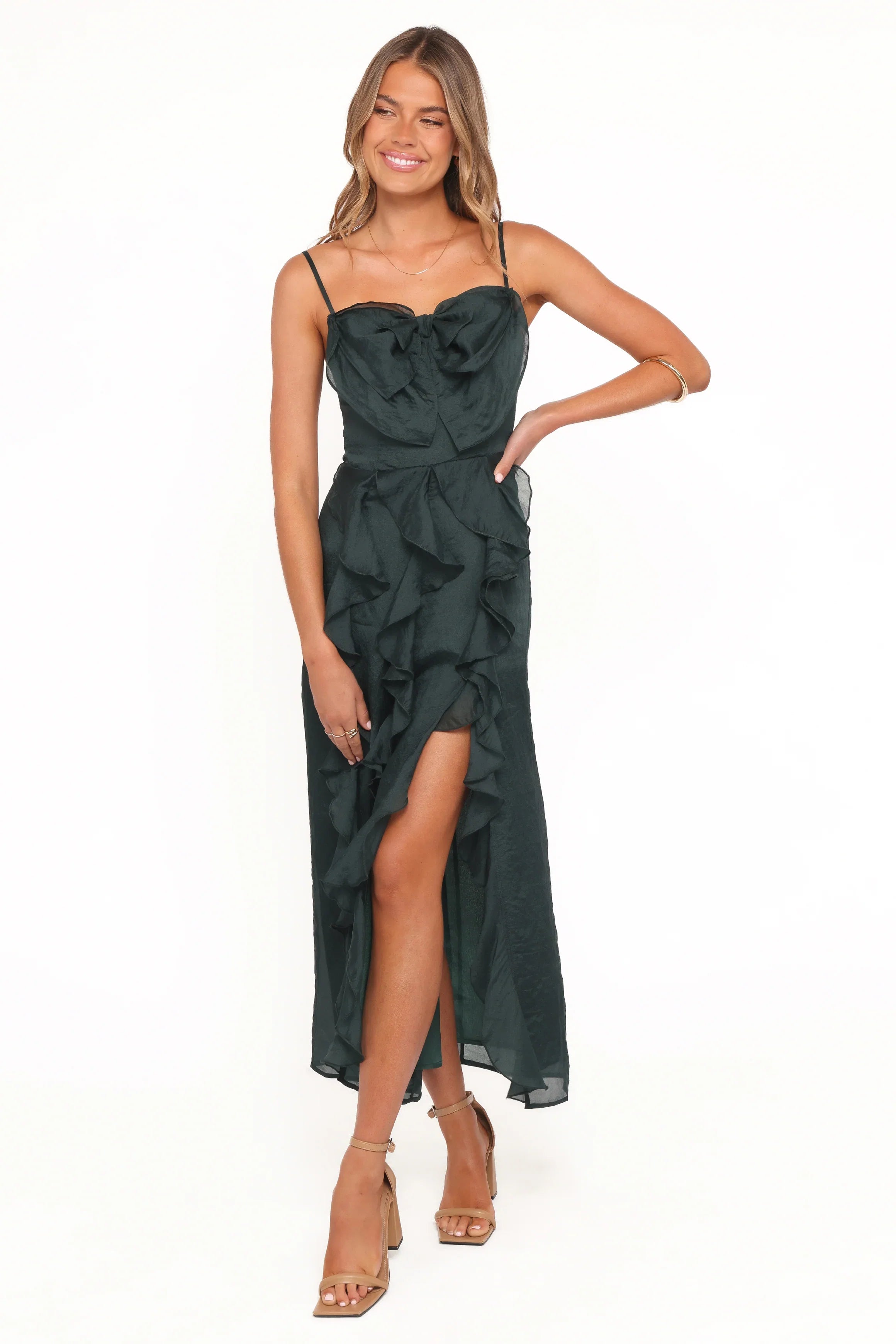 Adelyn Midi Dress Emerald