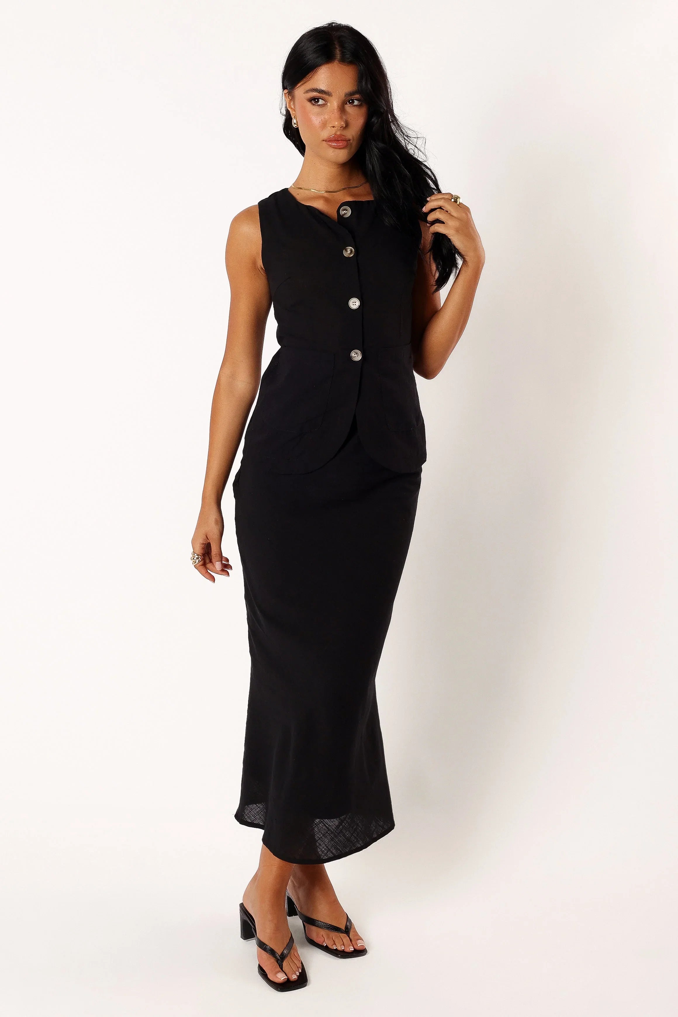 Peter Two Piece Set Black