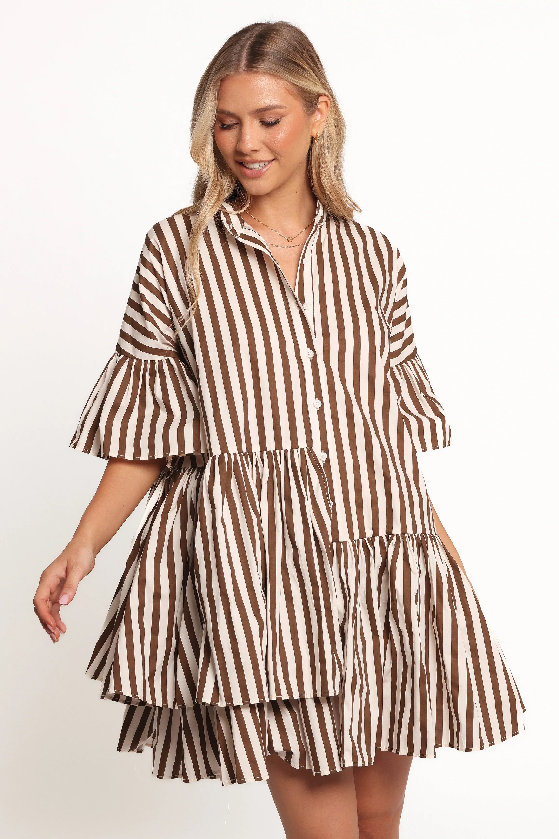 Jacqueline Mini Dress Chocolate