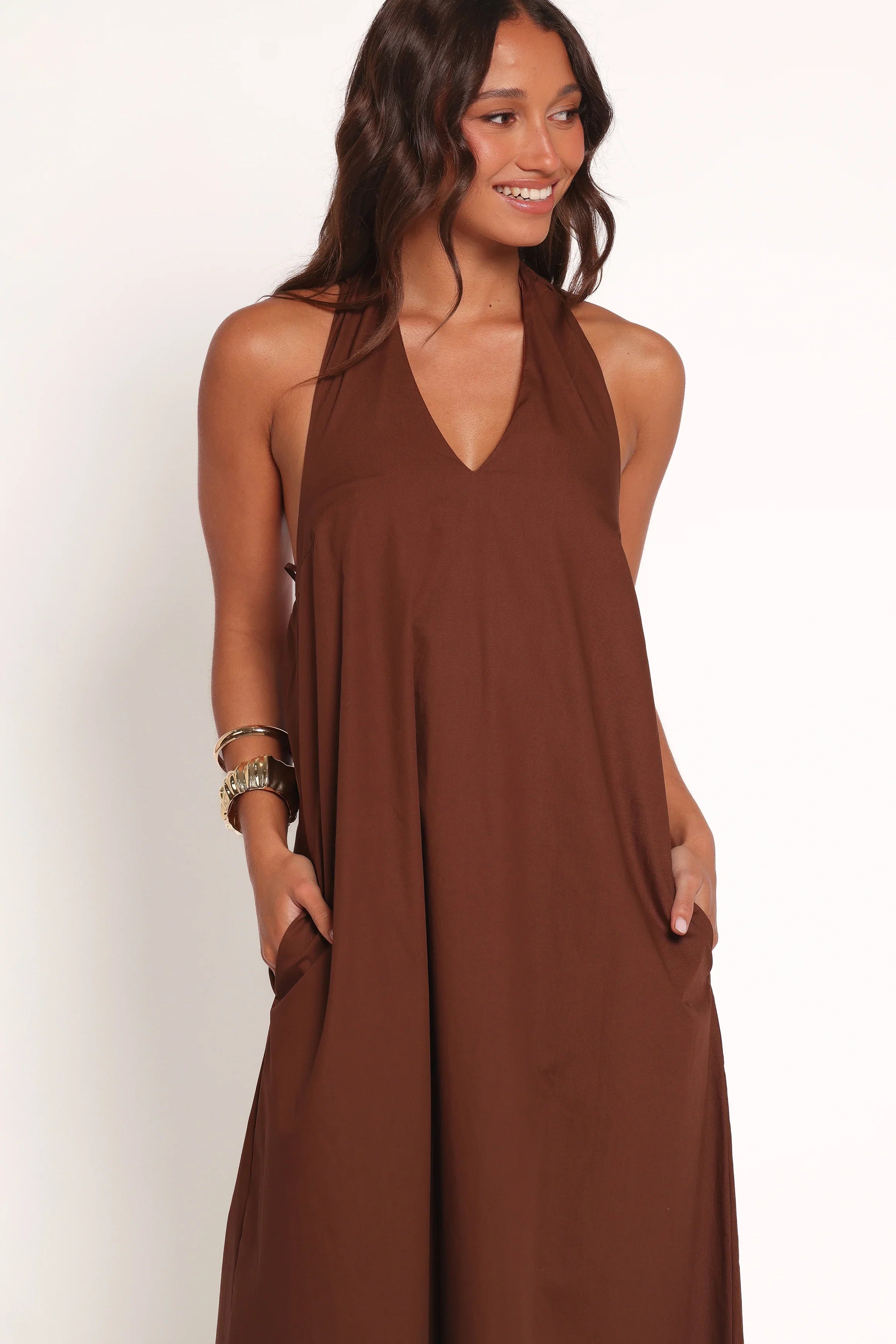 Kaida Maxi Dress Espresso