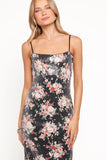Everlee Maxi Dress Floral Sequin