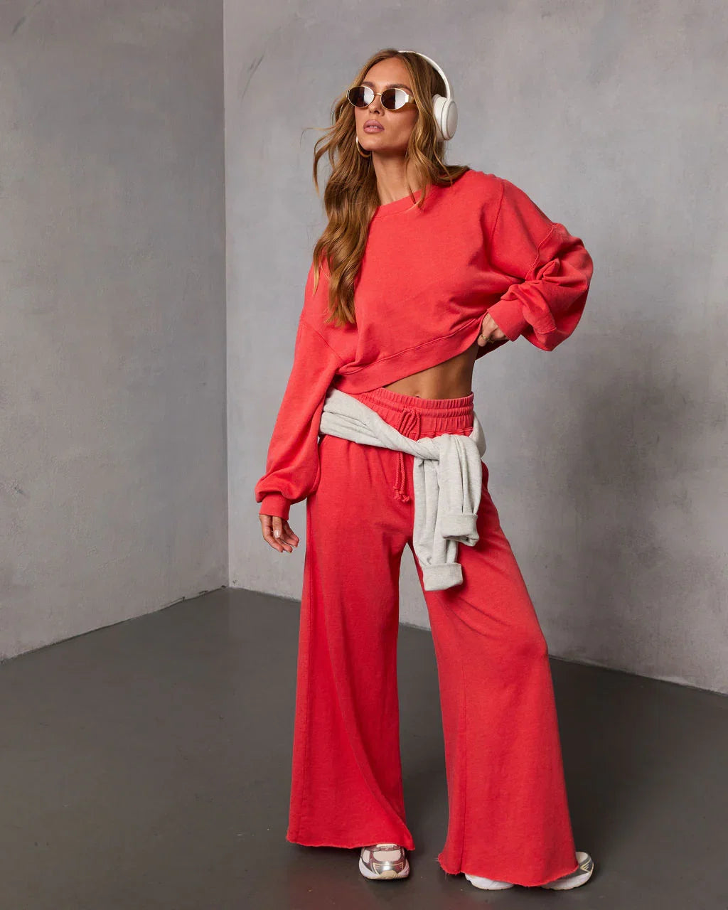 Off Hours Fleece Baggy Sweatshirt