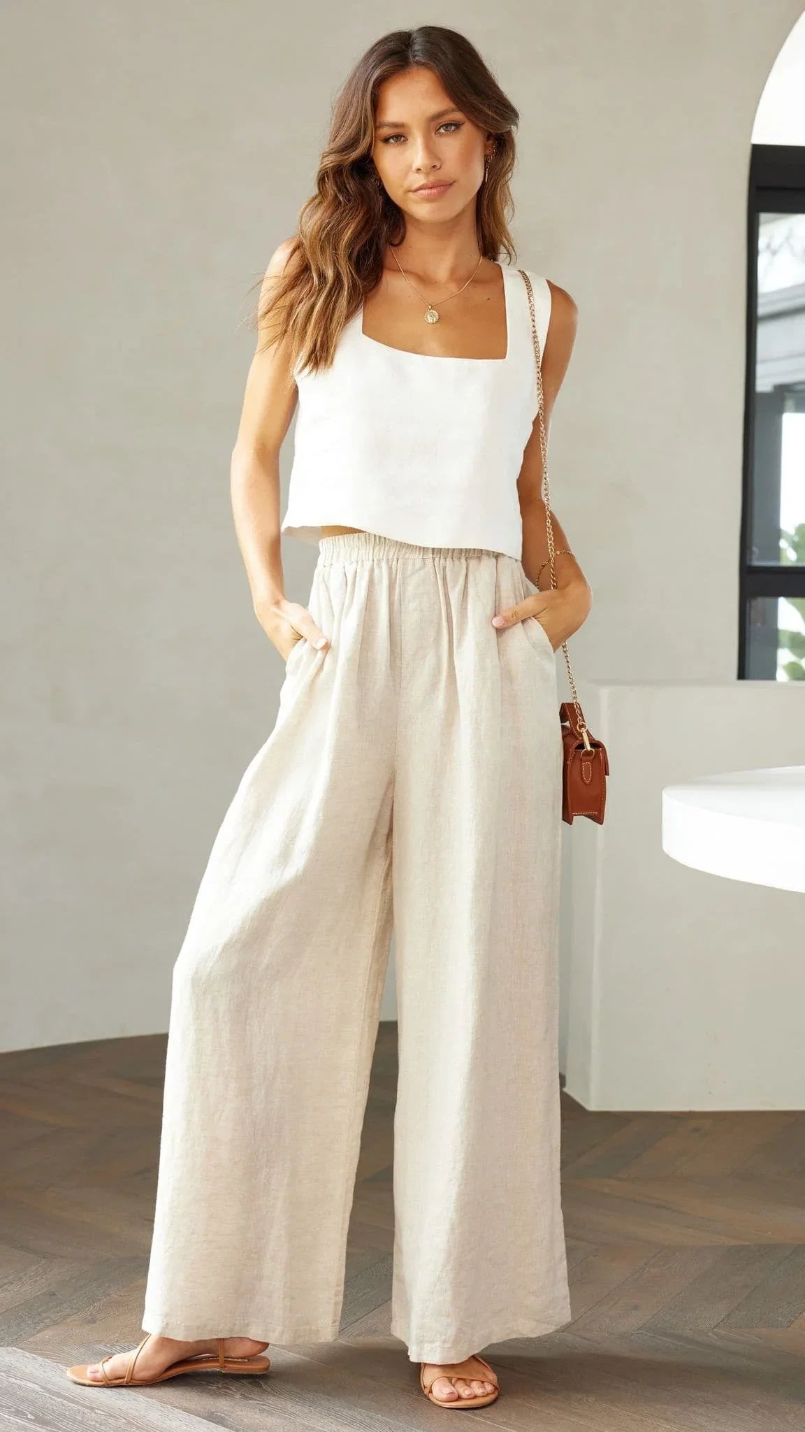 Oceana Pants Natural