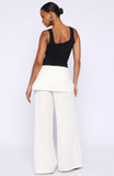 Off Beat Pants Off White
