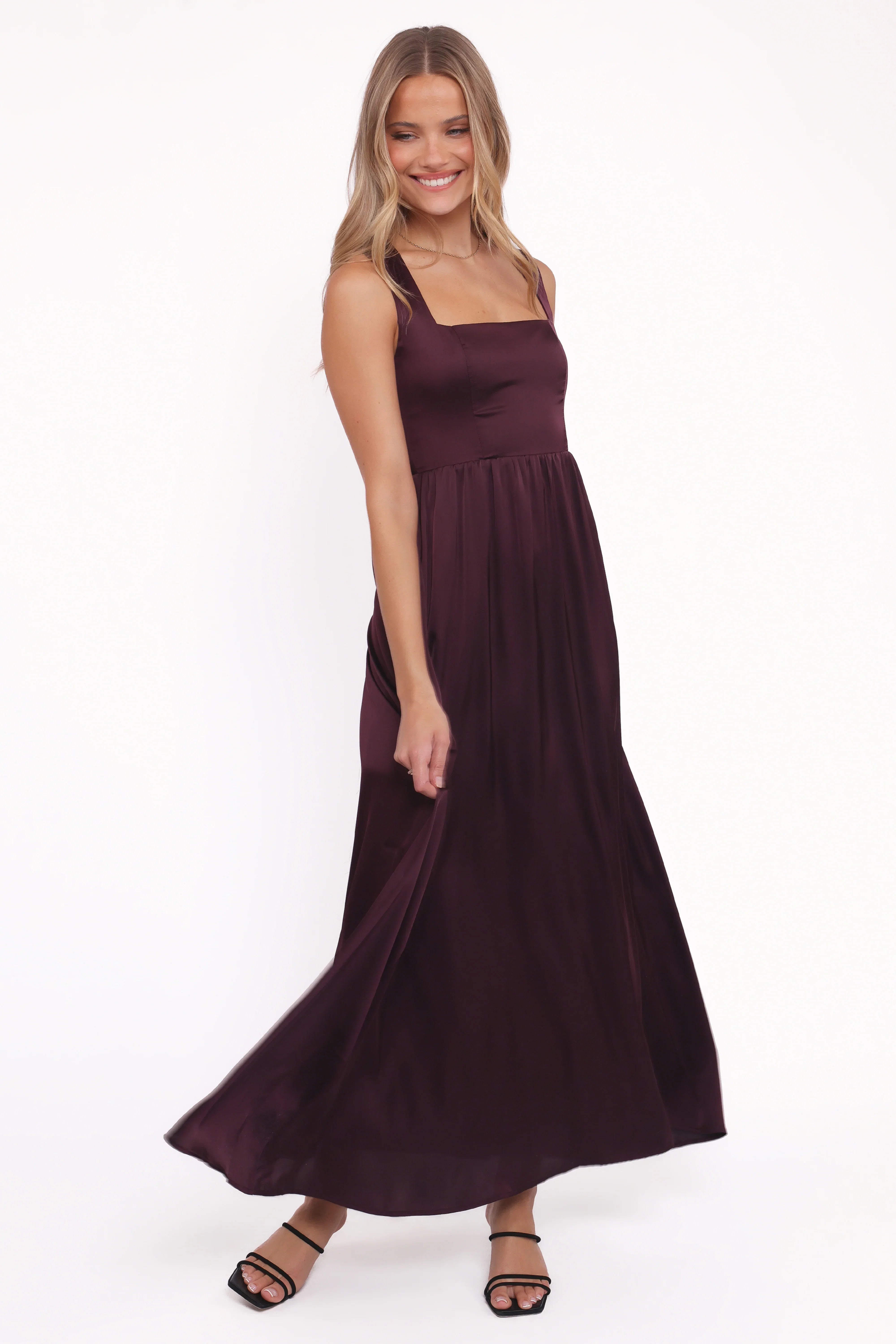 Elania Maxi Dress Plum