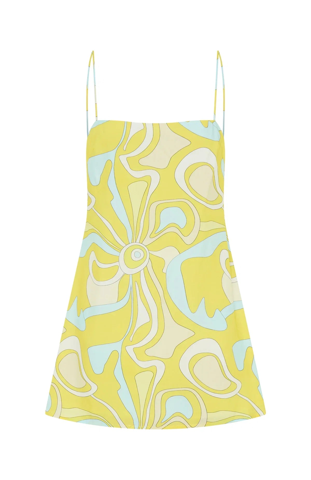 Never Lost Cami Shift Mini Dress Lemontini Fizz