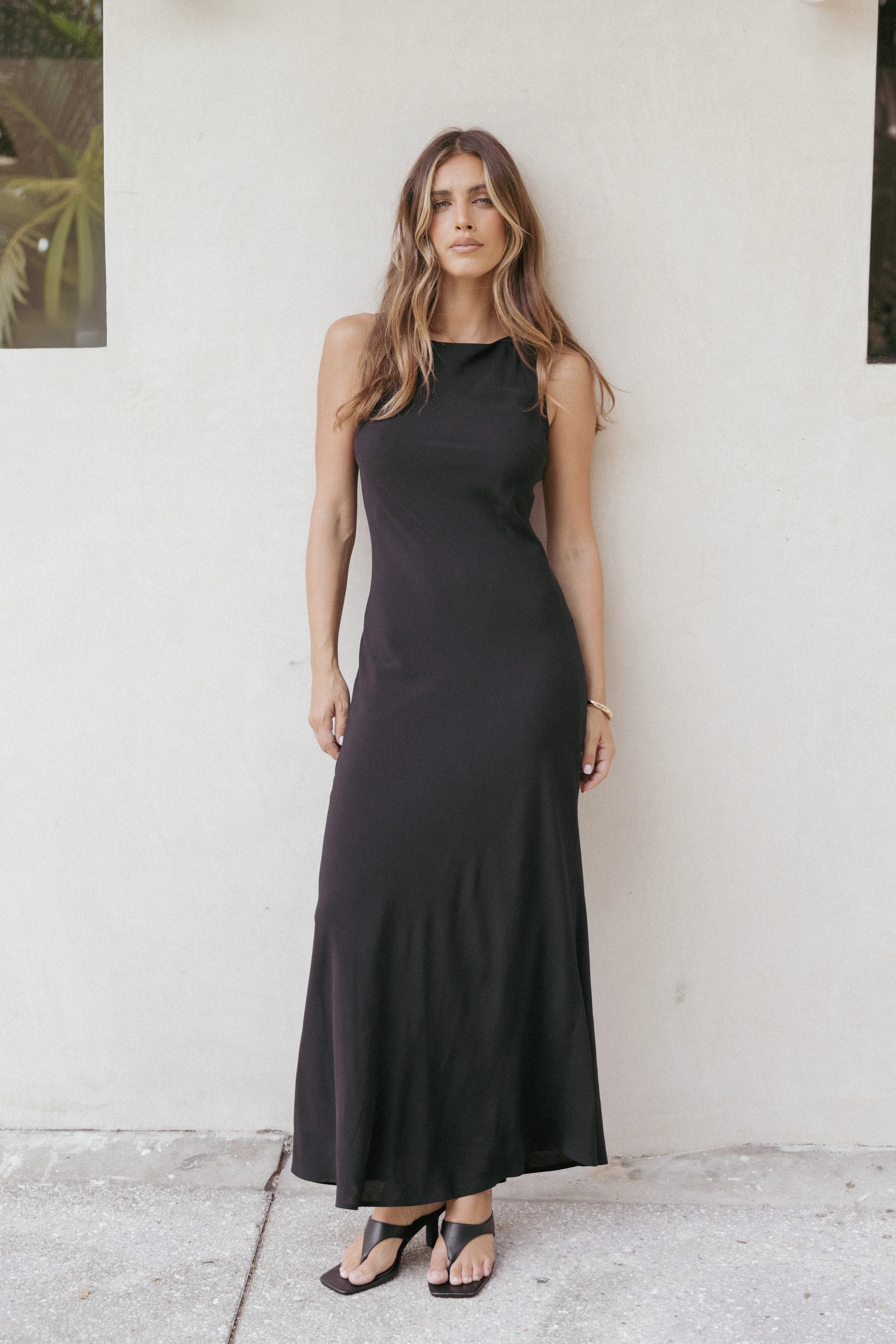 Flavia Maxi Dress Black
