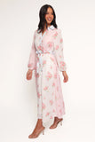 Juni Button Up Maxi Dress Floral