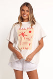 Krabi Beach Graphic Tee White