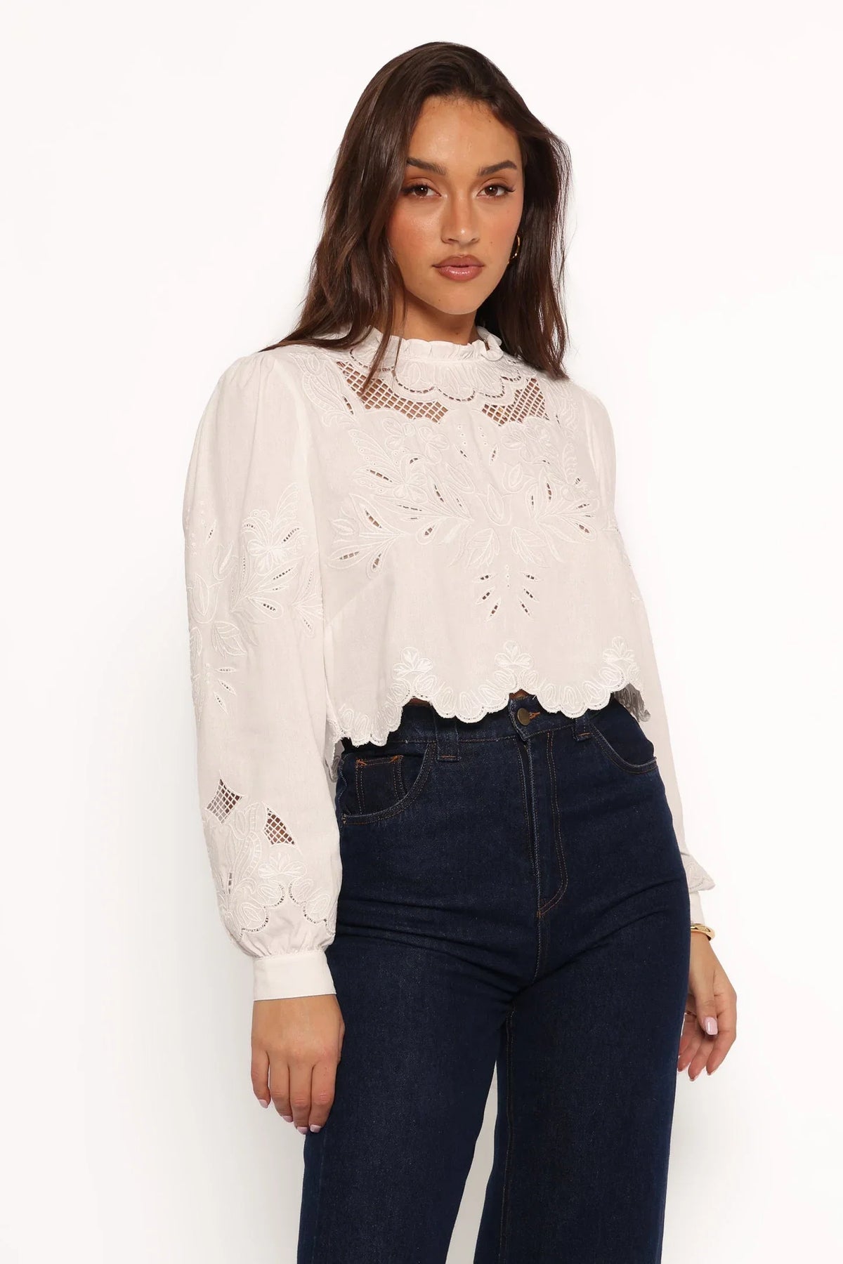 Sallie Top White