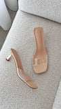Topaz Heel Natural Raffia