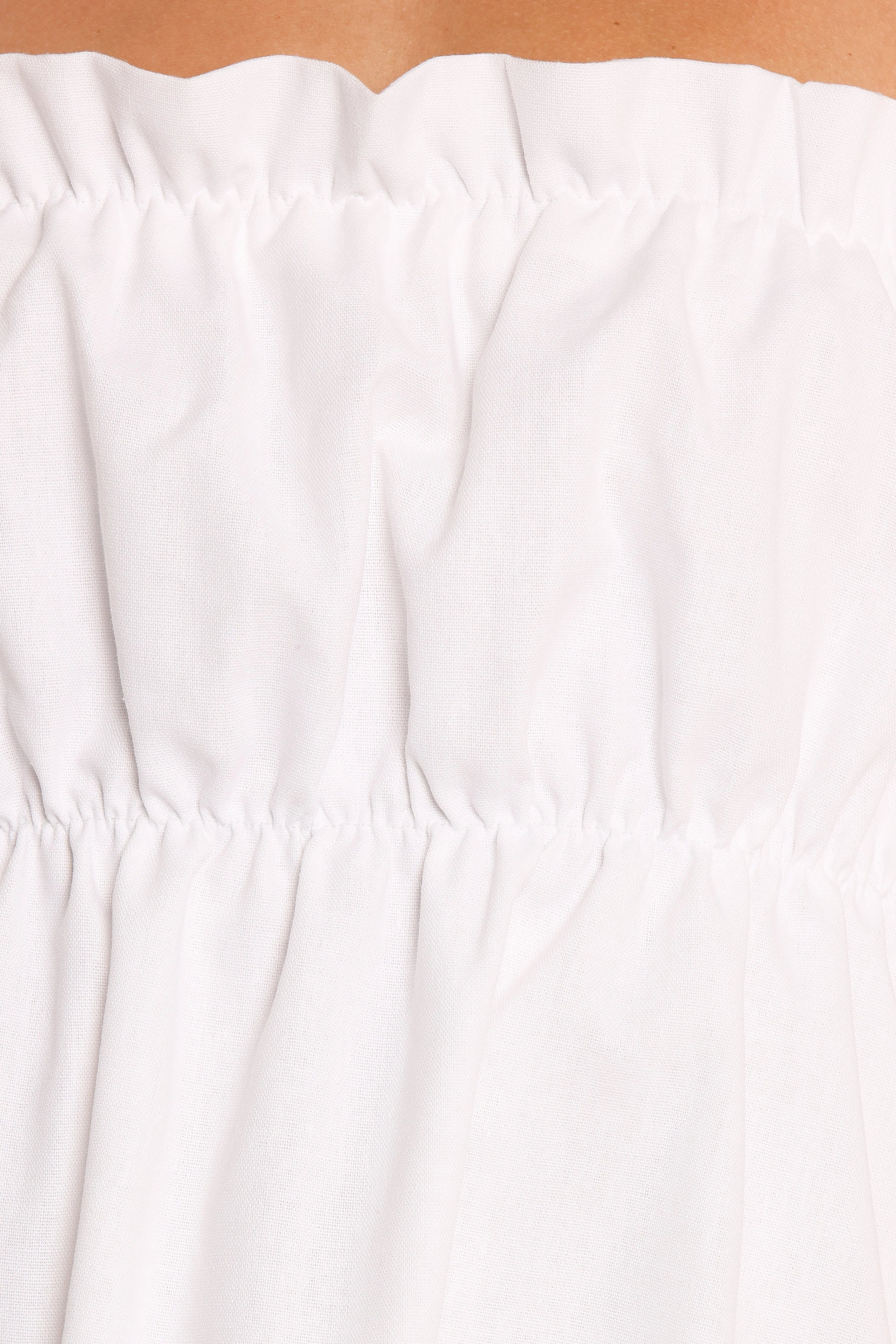 Stratton Mini Dress White