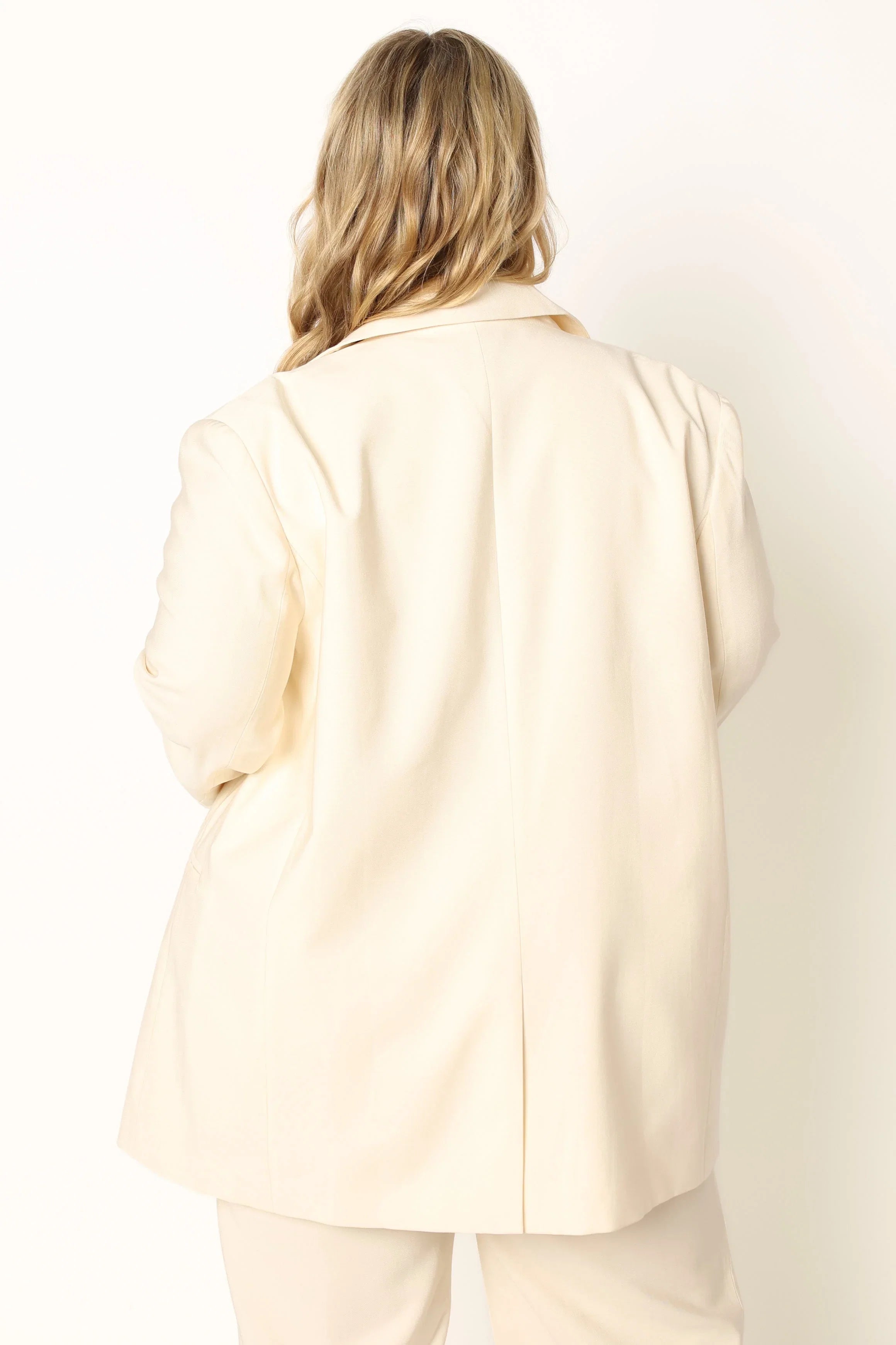Noelle Oversized Blazer Cream