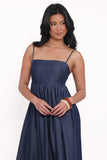 Odessa Maxi Dress Dark Chambray