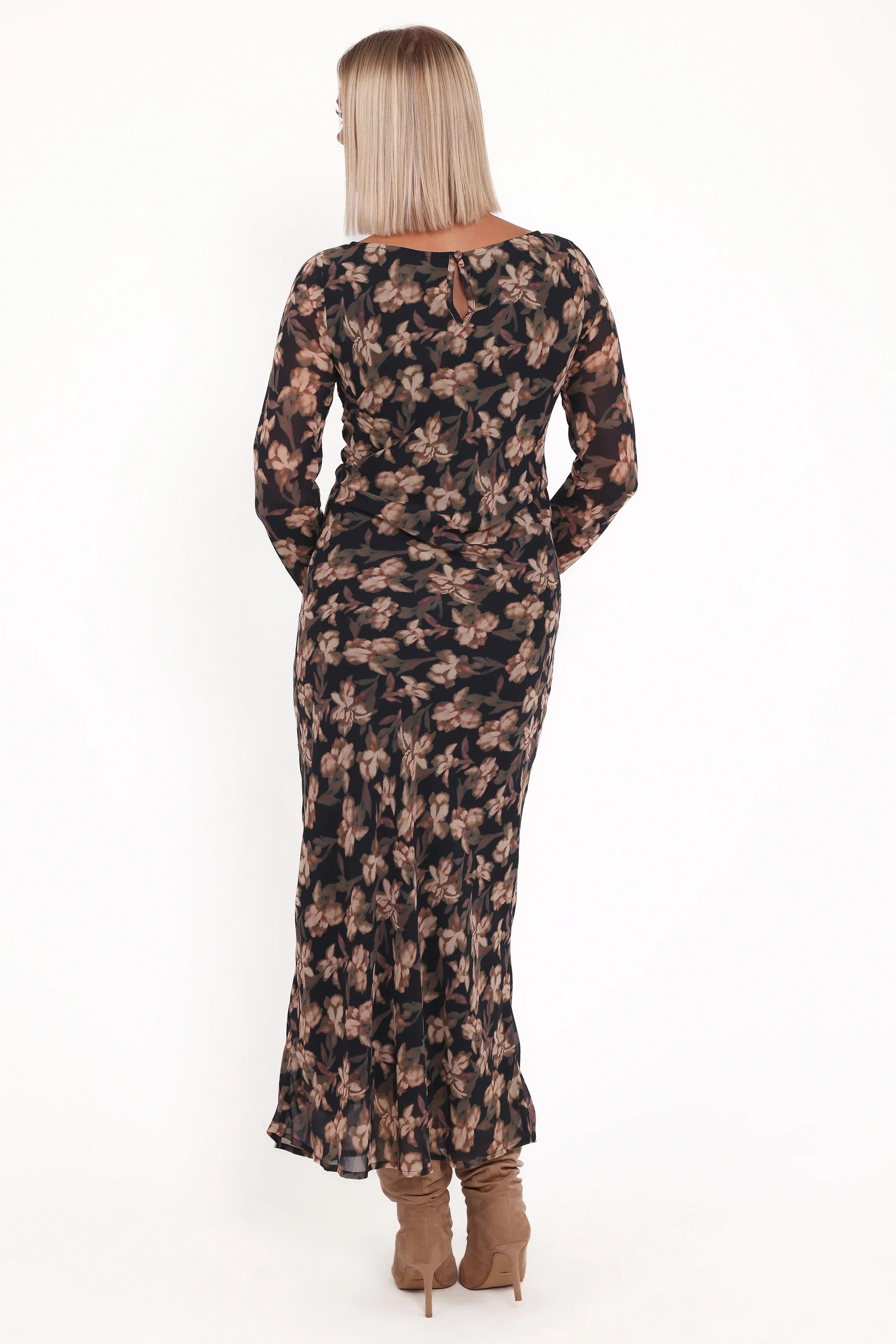 Joran Midi Dress Fired Bloom