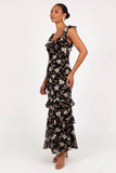 Irelynn Maxi Dress Black Floral