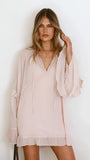 Leera Mini Dress Nude