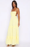 Rumour Has It Maxi Dress Lemon