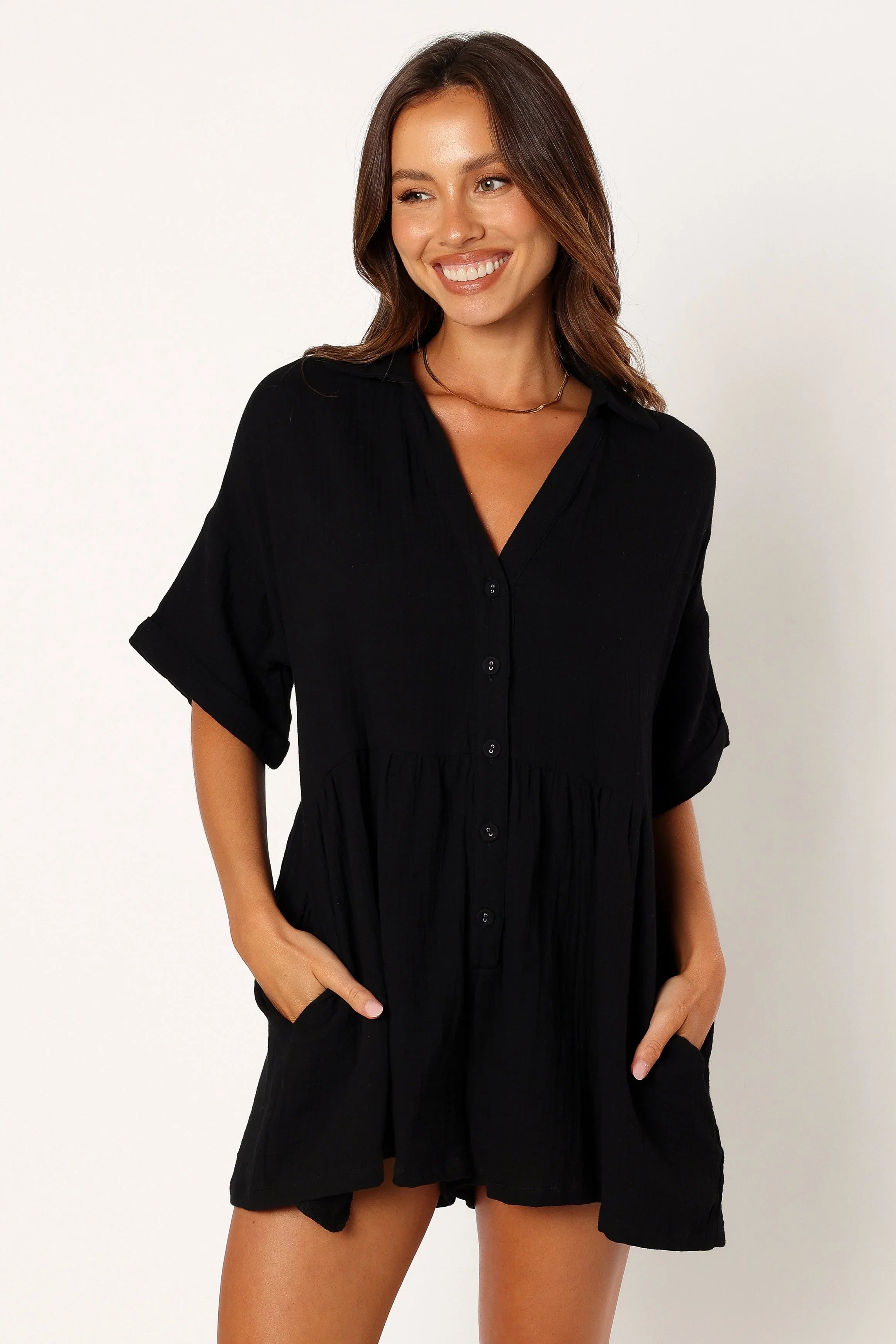 Winny Romper Black