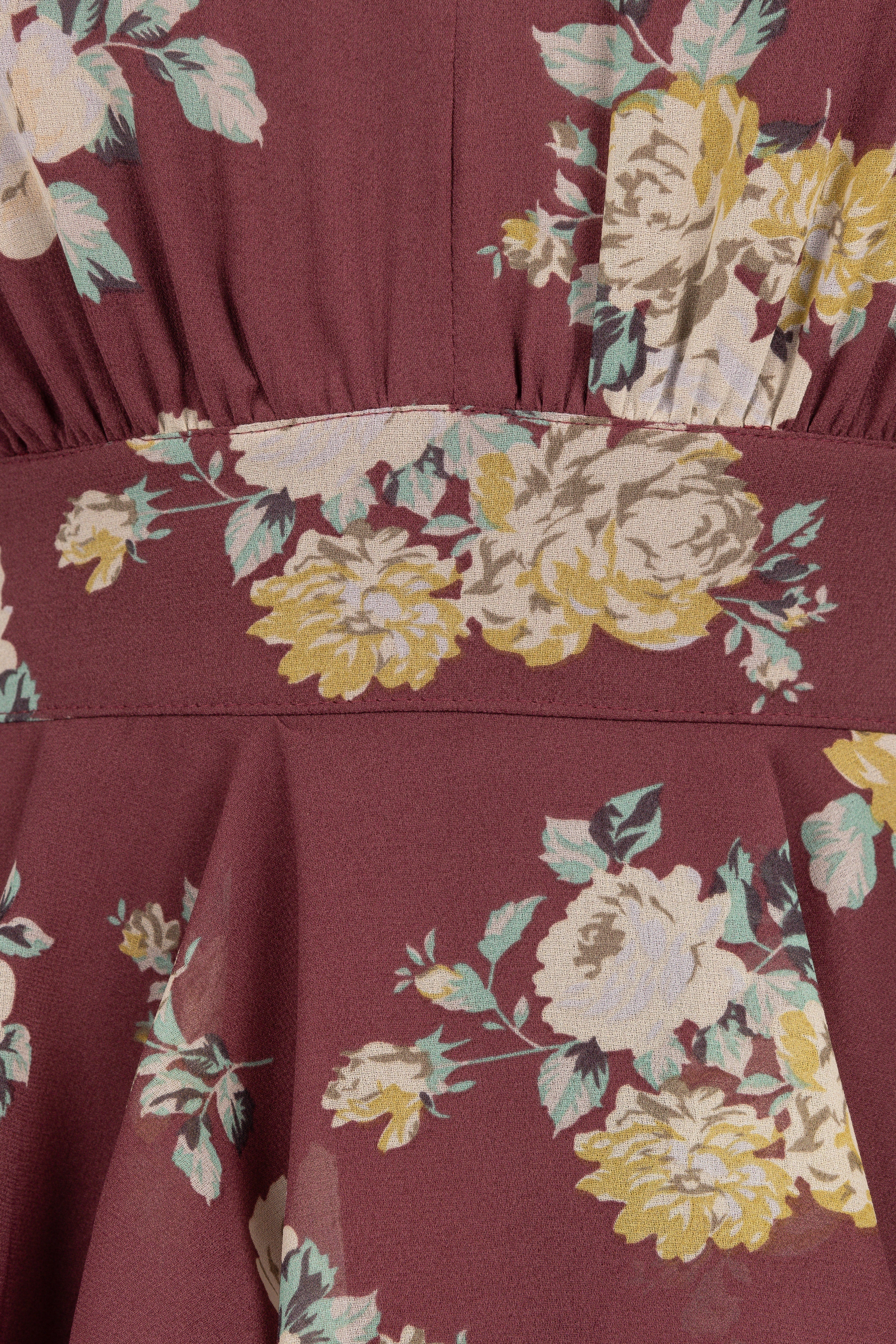 Kendall Maxi Halterneck Dress Dark Wine